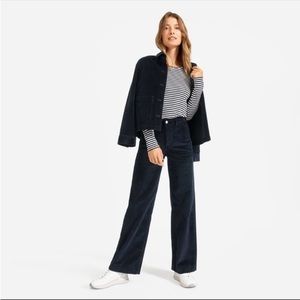 Everlane | Navy The Corduroy Wide-Leg Pant size 14 new